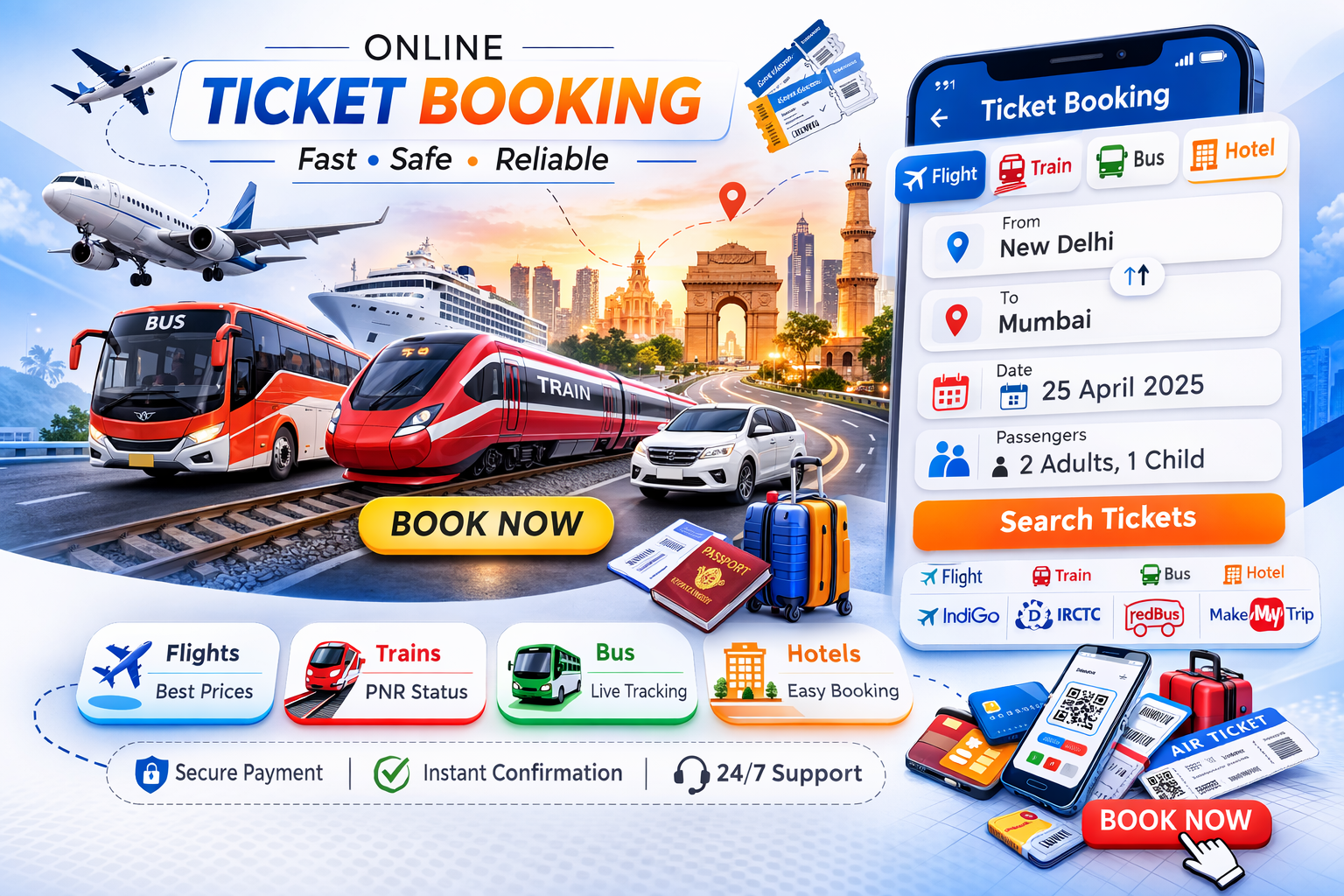 Ticket booking software platform